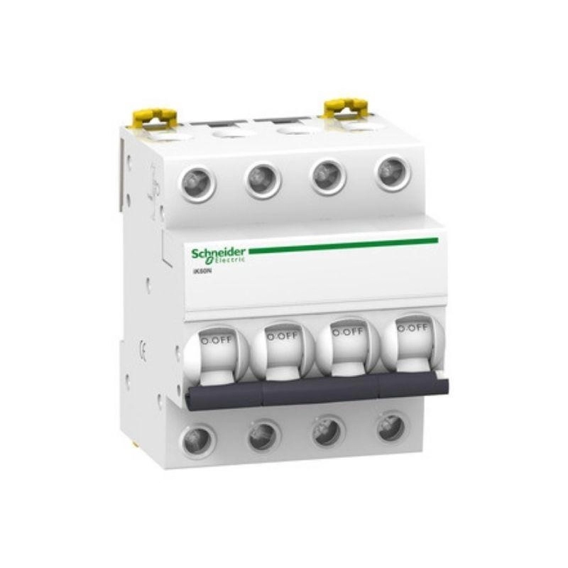Interruptor Termomagnético C60N tetrapolar 16A curva D